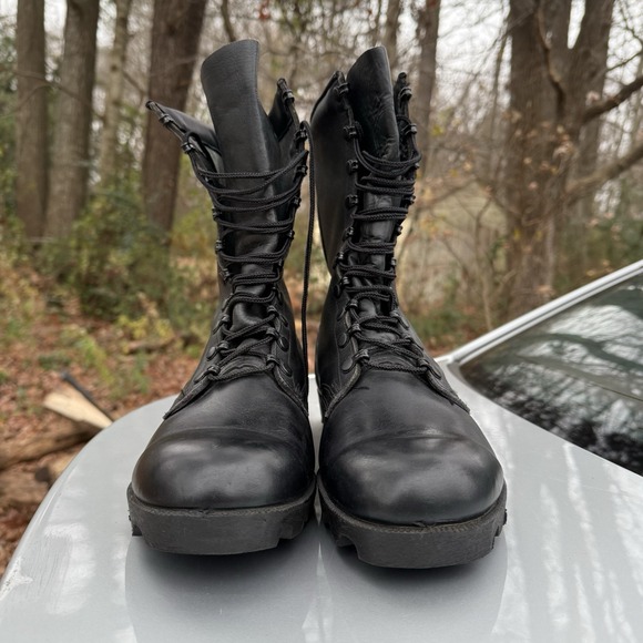 Corcoran Paratrooper Black Leather WWII 90s 10\